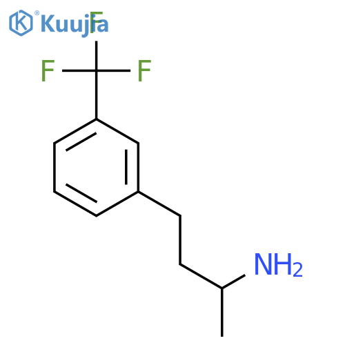 4-3-(trifluoromethyl)phenylbutan-2-amine structure