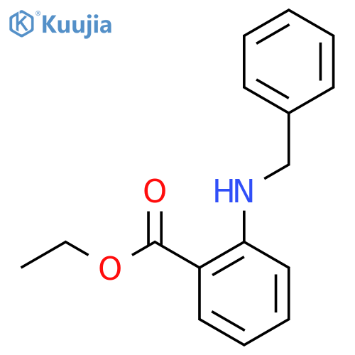 Ethyl 2-(benzylamino)benzoate structure