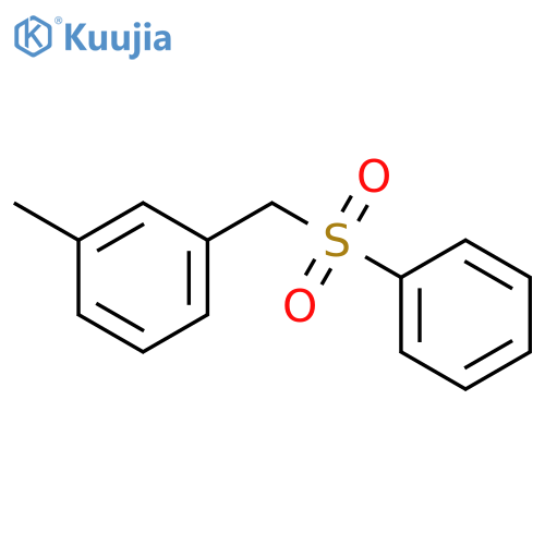 Benzene, 1-methyl-3-[(phenylsulfonyl)methyl]- structure