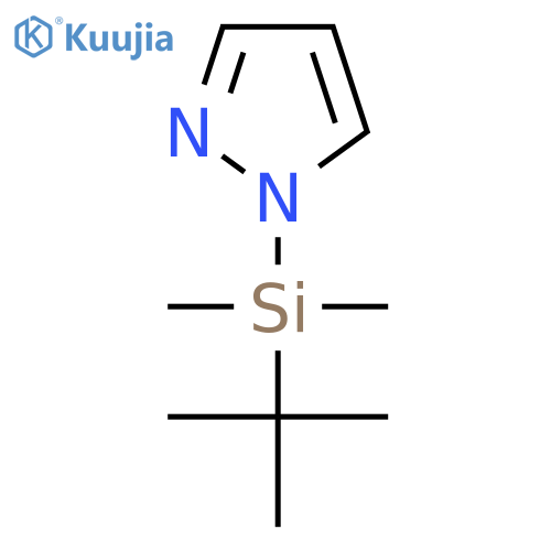 1H-PYRAZOLE, 1-[(1,1-DIMETHYLETHYL)DIMETHYLSILYL]- structure
