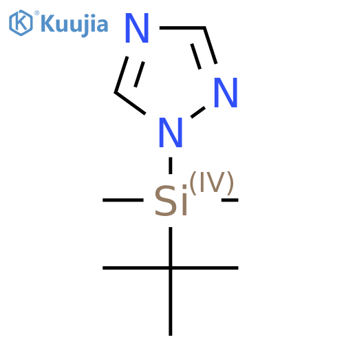 1-(1,1-Dimethylethyl)dimethylsilyl-1H-1,2,4-triazole structure