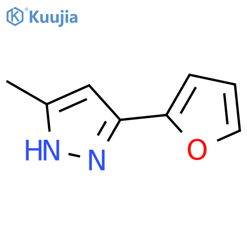 1H-PYRAZOLE, 3-(2-FURANYL)-5-METHYL- structure