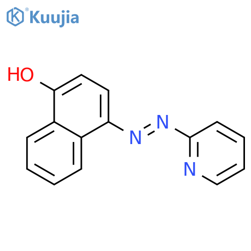 1-Naphthalenol,4-[2-(2-pyridinyl)diazenyl]- structure