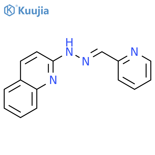 Pyridine-2-carboxaldehyde 2-quinolylhydrazone structure