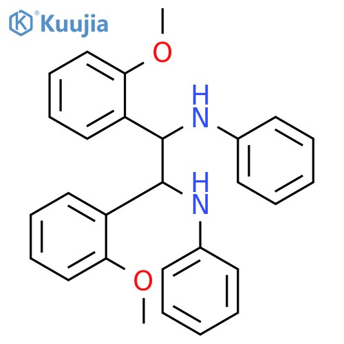1,2-Ethanediamine, 1,2-bis(2-methoxyphenyl)-N,N'-diphenyl- structure