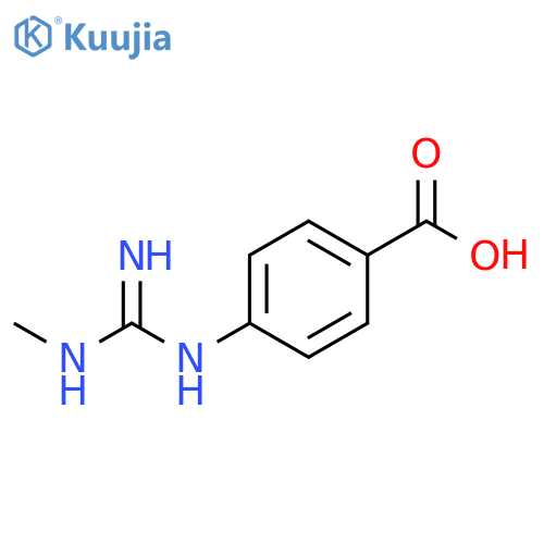 Benzoic acid,4-[[imino(methylamino)methyl]amino]- structure