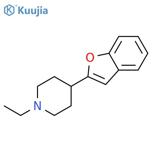 Piperidine, 4-(2-benzofuranyl)-1-ethyl- (9CI) structure