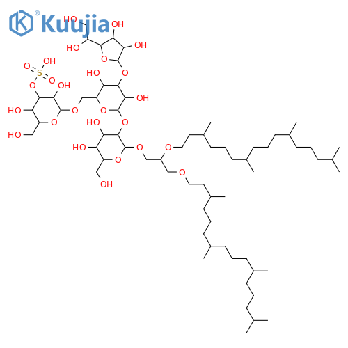 Archaeol; 1-O-[α-D-Galactofuranosyl-(1→3)-[3-O-sulfo-β-D-galactopyranosyl-(1→6)]-α-D-mannopyranosyl-(1→2)-α-D-galactopyranoside] structure