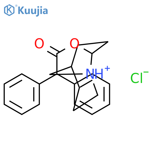 2-[(diphenylacetyl)oxy]-1-azoniabicyclo[3.3.1]nonane chloride structure