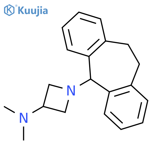 1-(10,11-dihydro-5H-dibenzo[a,d][7]annulen-5-yl)-N,N-dimethylazetidin-3-amine structure