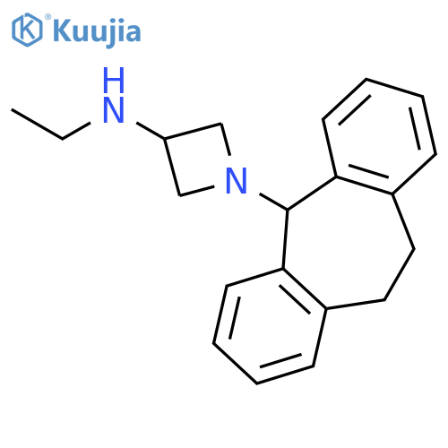 1-(10,11-dihydro-5H-dibenzo[a,d][7]annulen-5-yl)-N-ethylazetidin-3-amine structure