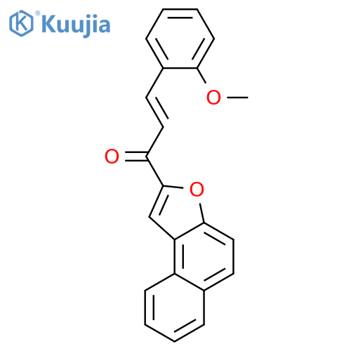 2-PROPEN-1-ONE, 3-(2-METHOXYPHENYL)-1-NAPHTHO[2,1-B]FURAN-2-YL- structure