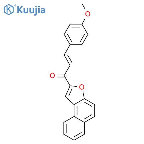 2-PROPEN-1-ONE, 3-(4-METHOXYPHENYL)-1-NAPHTHO[2,1-B]FURAN-2-YL- structure