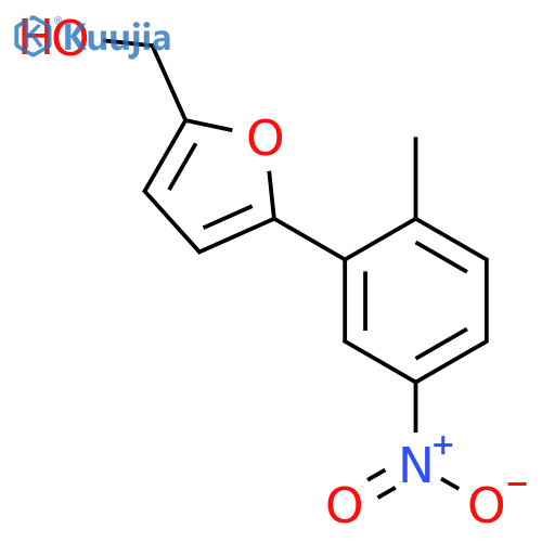 5-(2-Methyl-5-nitrophenyl)-2-furylmethanol structure