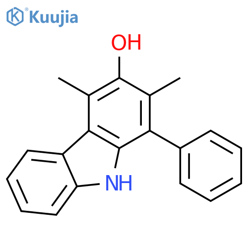 9H-Carbazol-3-ol, 2,4-dimethyl-1-phenyl- structure
