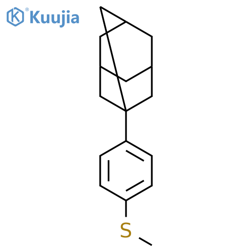 Tricyclo[3.3.1.13,7]decane, 1-[4-(methylthio)phenyl]- structure