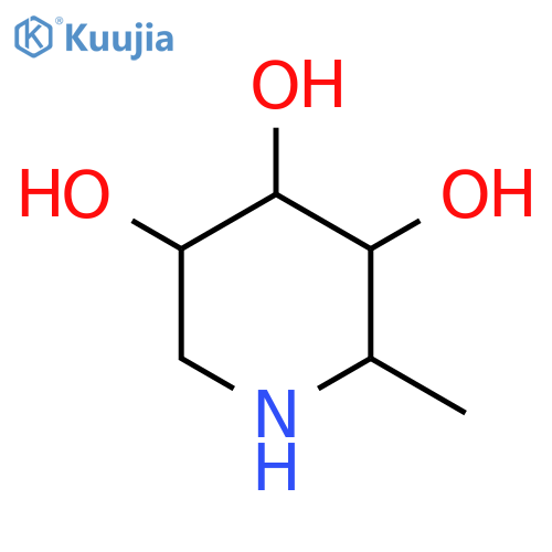 (2R,3R,4R,5S)-2-methylpiperidine-3,4,5-triol structure