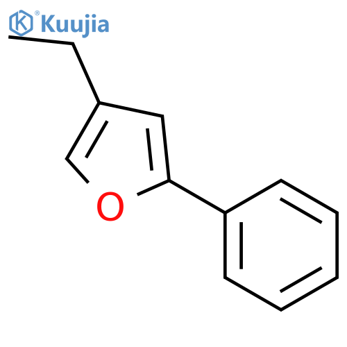 Furan, 4-ethyl-2-phenyl- structure