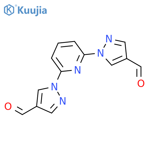 1H-PYRAZOLE-4-CARBOXALDEHYDE, 1,1'-(2,6-PYRIDINEDIYL)BIS- structure