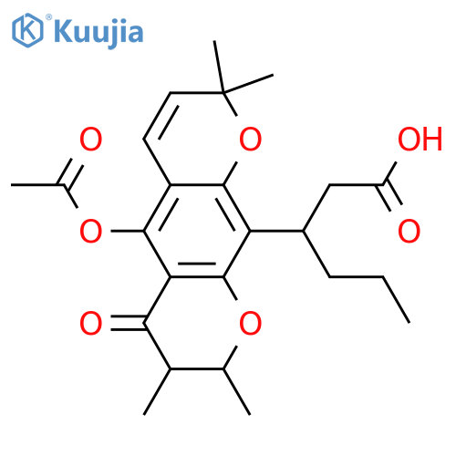 Isoapetalic acid; 5-Ac structure