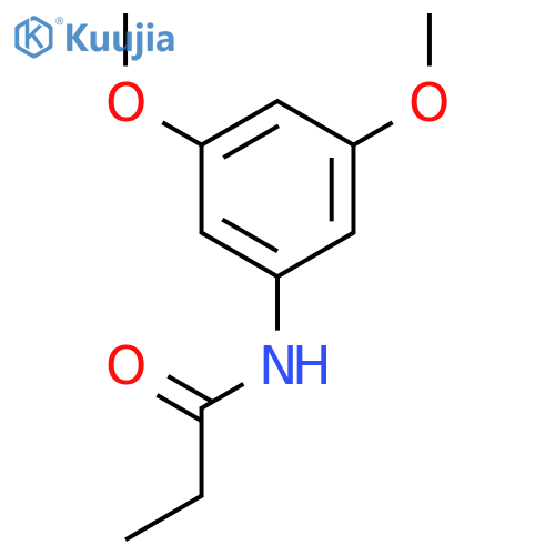 Propanamide, N-(3,5-dimethoxyphenyl)- structure