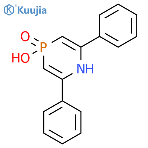 1,4-Azaphosphorine, 1,4-dihydro-4-hydroxy-2,6-diphenyl-, 4-oxide structure