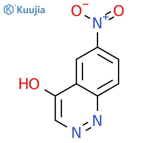 6-Nitrocinnolin-4-ol structure