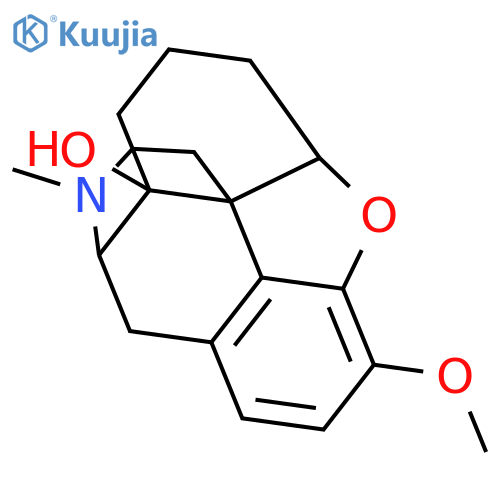 (5alpha)-3-methoxy-17-methyl-4,5-epoxymorphinan-14-ol structure