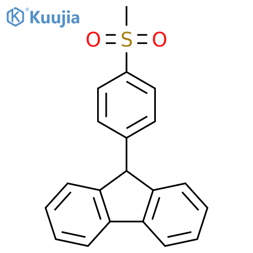 9H-Fluorene, 9-[4-(methylsulfonyl)phenyl]- structure