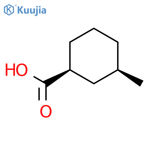Cyclohexanecarboxylic acid, 3-methyl-, cis- structure