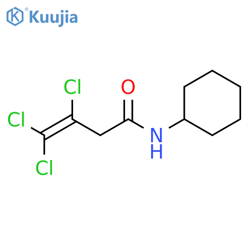 3-Butenamide, 3,4,4-trichloro-N-cyclohexyl- structure