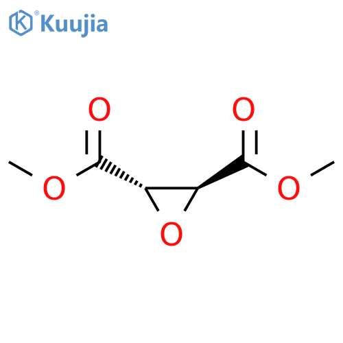 2,3-Oxiranedicarboxylic acid, dimethyl ester, (2S,3S)- structure