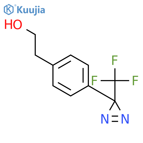 Benzeneethanol, 4-[3-(trifluoromethyl)-3H-diazirin-3-yl]- structure