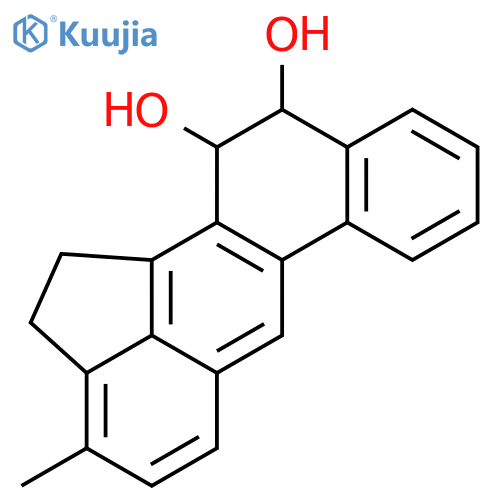 (11S,12R)-3-methyl-1,2,11,12-tetrahydrocyclopenta[ij]tetraphene-11,12-diol structure