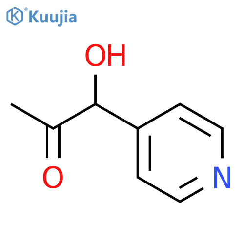 1-hydroxy-1-(pyridin-4-yl)propan-2-one structure