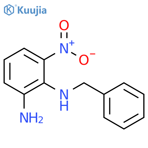 1,2-Benzenediamine, 3-nitro-N2-(phenylmethyl)- structure