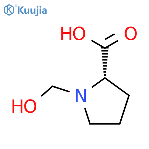 L-PROLINE, 1-(HYDROXYMETHYL)- structure