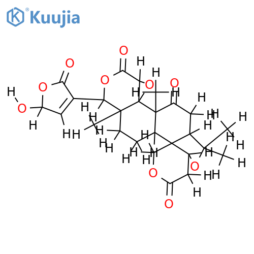 (17R,23Xi)-1alpha,4;14,15beta-Diepoxy-17,19,23,23-tetrahydroxy-4,4,8-trimethyl-7-oxo-3,4;16,17-diseco-24-nor-5alpha,13alpha,14beta-chol-20(22)-en-3,16,21-trisaeure-3=>19;16=>17;21=>23-trilacton structure