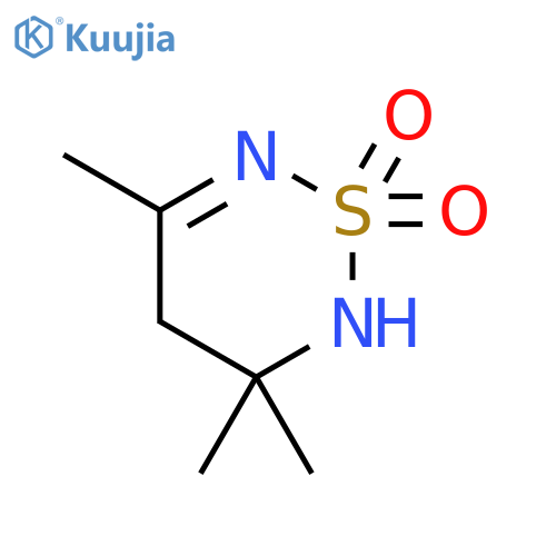 3,3,5-trimethyl-3,4-dihydro-2H-1,2,6-thiadiazine 1,1-dioxide structure