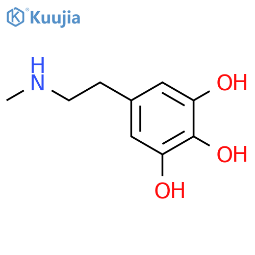 3,4,5-Trihydroxyphenethylamine; N-Me structure
