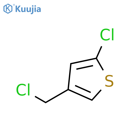 2-chloro-4-(chloromethyl)thiophene structure
