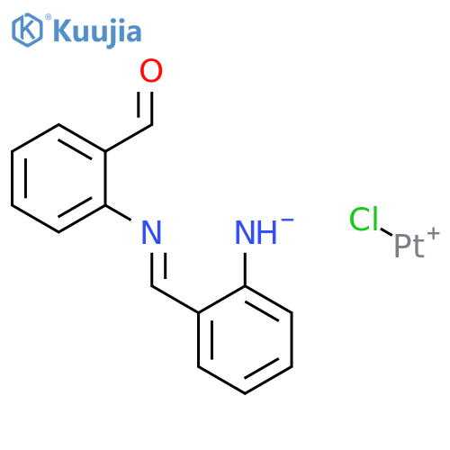 Platinum,[2-[[(2-aminophenyl)methylene]amino]benzaldehydato-N,N',O]chloro-, (SP-4-3)-(9CI) structure