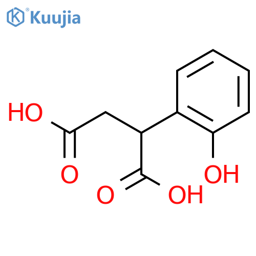 Butanedioic acid, 2-(2-hydroxyphenyl)- structure