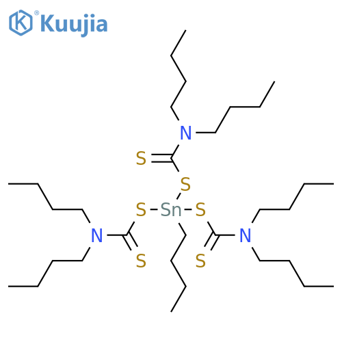 Stannane,butyltris[[(dibutylamino)thioxomethyl]thio]- (9CI) structure