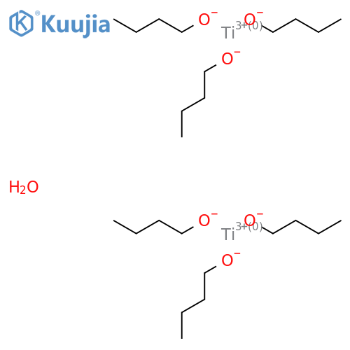 Butan-1-olate;titanium(3+);hydrate structure