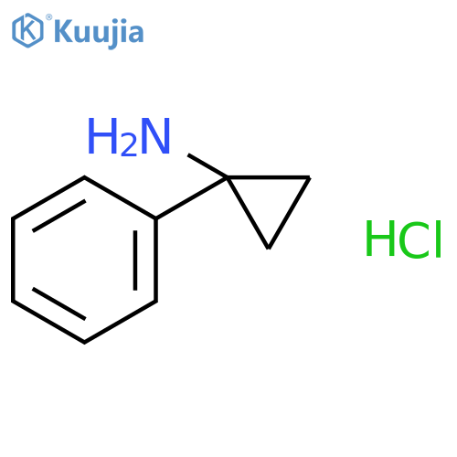 1-phenylcyclopropanamine;hydrochloride structure