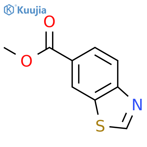 Methyl benzo[d]thiazole-6-carboxylate structure