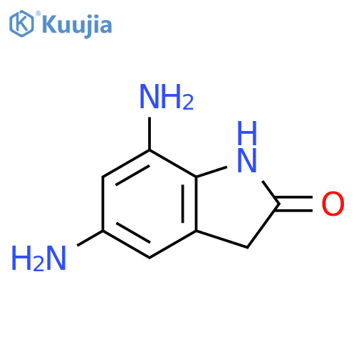 5,7-Diamino-1,3-dihydroindol-2-one structure