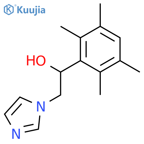 2-(1H-imidazol-1-yl)-1-(2,3,5,6-tetramethylphenyl)ethanol structure