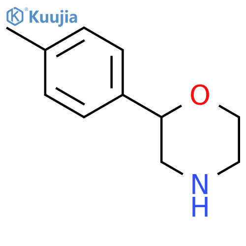 2-(4-methylphenyl)morpholine structure